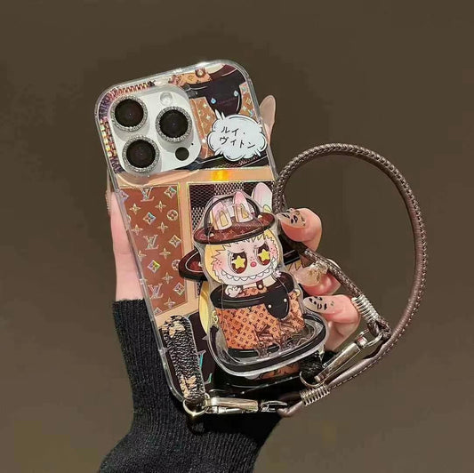 Cartoon Magnetic Bracket Phone Case For iPhone