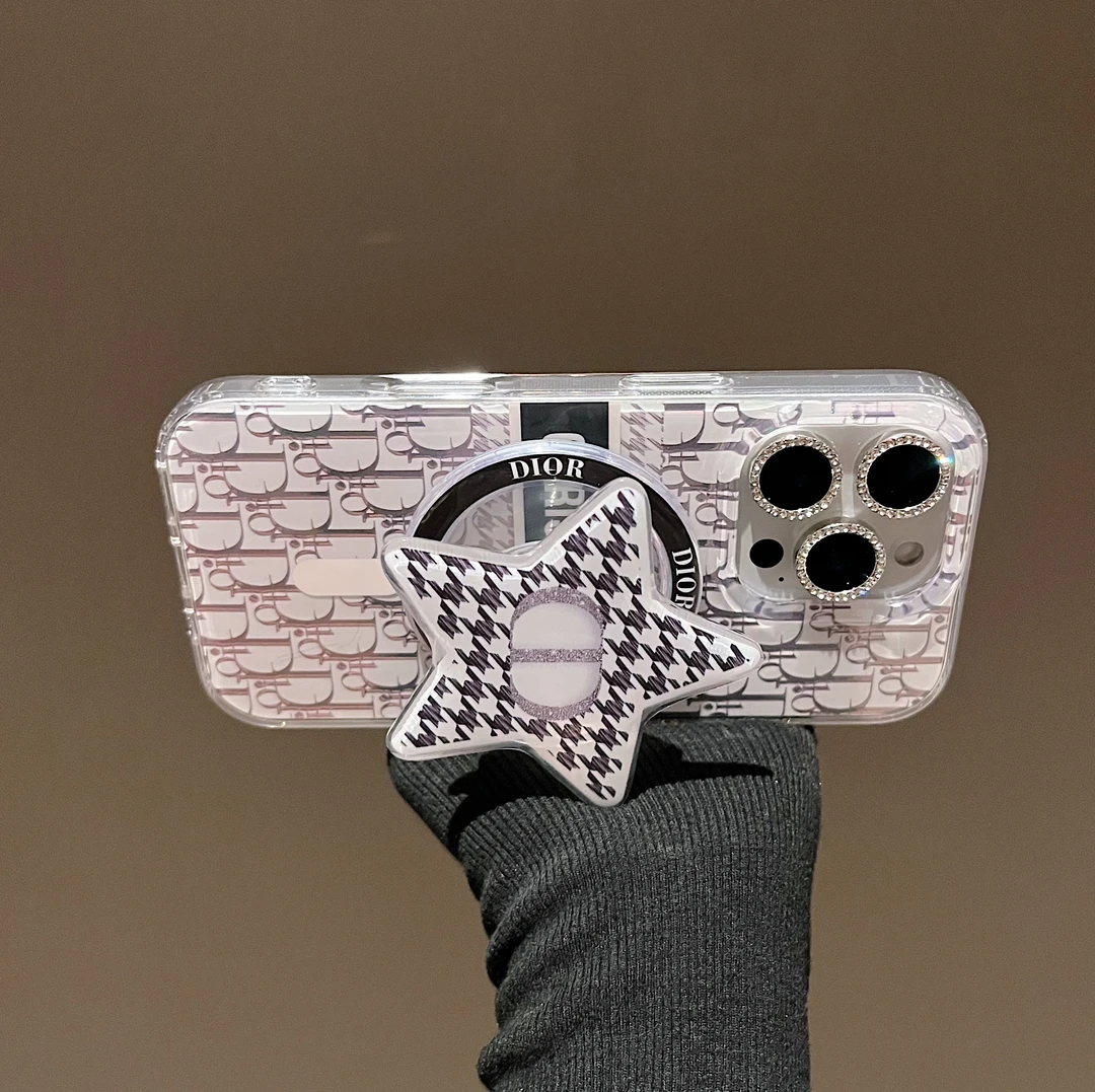 Laser Magnetic Bracket Phone Case For iPhone