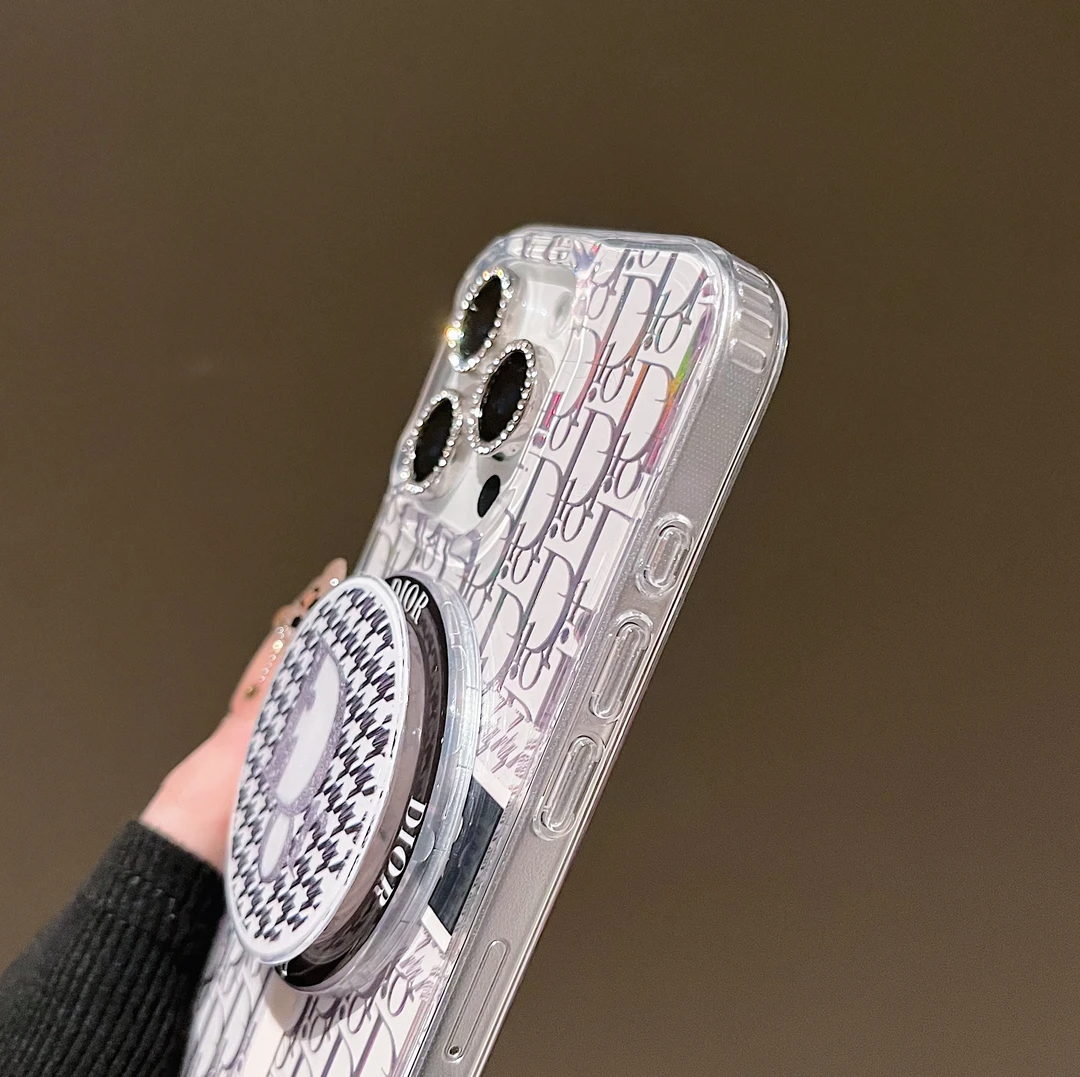 Laser Magnetic Bracket Phone Case For iPhone