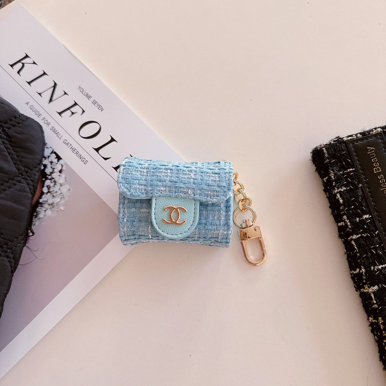 Luxury Canvas Earphone Case