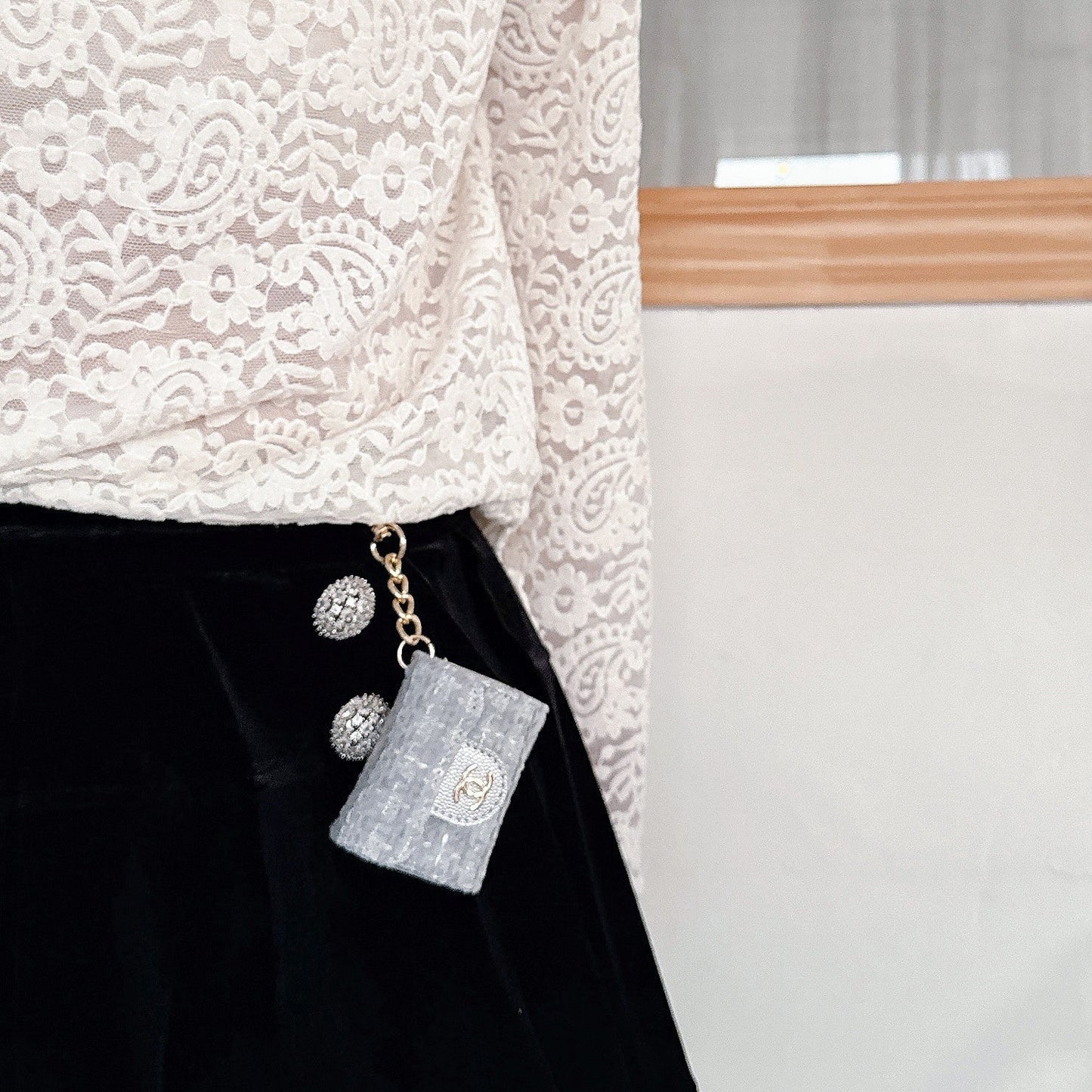 Luxury Canvas Earphone Case